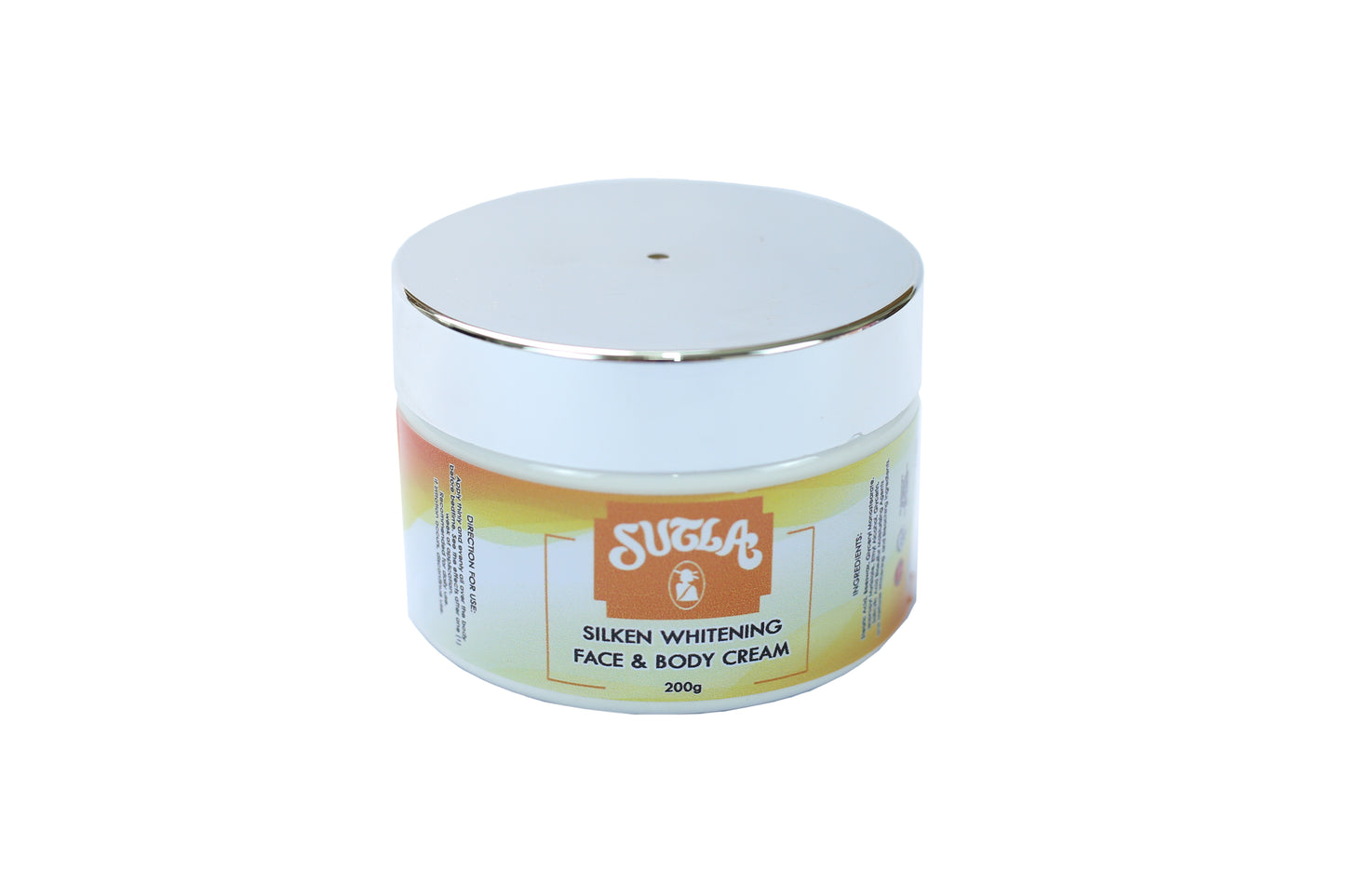 Sutla Silken Whitening Face and Body Cream 200g